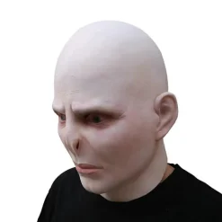 FMYSJ Voldemort Mask Demon Läskig Halloween Mask Realistisk Latex Mask Helmask Cosplay Rekvisita för Vuxna (FMY)> Masker