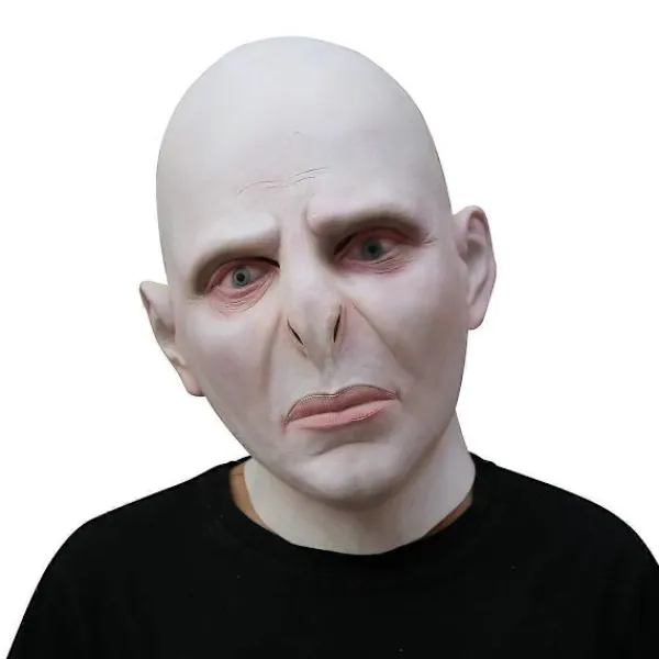 FMYSJ Voldemort Mask Demon Läskig Halloween Mask Realistisk Latex Mask Helmask Cosplay Rekvisita för Vuxna (FMY)> Masker