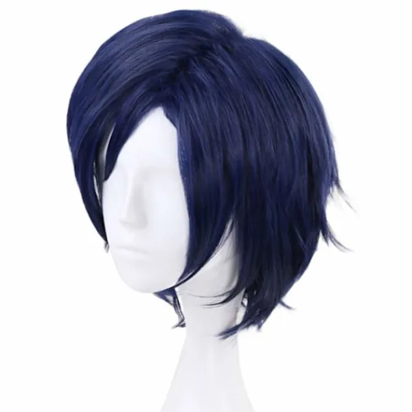 Värmebeständig Syntetisk Peruk för Anime Fans Cosplay Iida Tenya--> Peruker