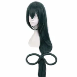 Värmebeständig Syntetisk Peruk för Anime Fans Cosplay Asui Tsuyu--> Peruker