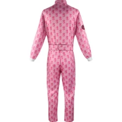 Vuxen Barbie Outfit för Män Ken Cosplay Kostymer Rosa Overall L><noscript><img width=