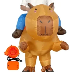 Vuxen Capybara-dräkt för karnevaler och parader [JUN] Vuxen> Dräkter