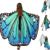 Vuxen Fjärilsvingar Cape 168 x 140cm Vuxen Fjärilsdräkt i> Tillbehör