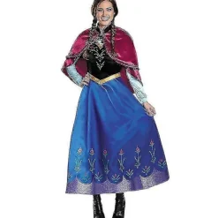 Vuxen Prinsessa Elsa Kostym Jul Cosplay Maskeradkläder Outfit -XF7- S><noscript><img width=
