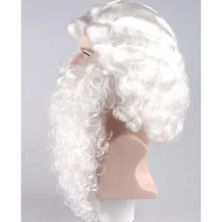 Vuxen tomteluva och skägg, one size julhelg kostym> Tillbehör