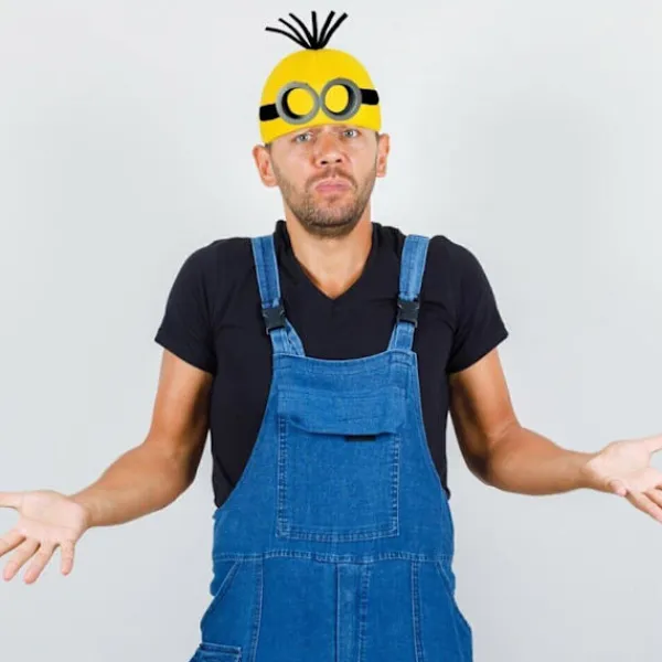 Vuxna Barn Cosplay Minions Kostym Hatt Handskar Glasögon Maskerad Jul Ett Set (Glasögon){ee} Ett Set (Glasögon) One Size | Fyndiq> Tillbehör