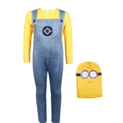 Vuxna Barn Cosplay Minions Kostym Mössa Handskar Glasögon Maskerad Jul Ett Set (Glasögon) -FF- One Size> Tillbehör