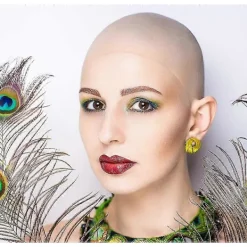 Vuxna Tonåringar Flintskalliga Mössor Smink Latex Flintskalligt Huvud Peruk Mössa Kostymtillbehör> Peruker