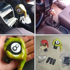 Generic Växelspaksknopp Skalle Automatisk Personlig Modifiering Spak Växelspak Universal Manuell Huvudspak Bil Delar-Typ 409><noscript><img width=