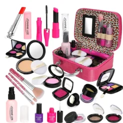 Washable Kids Makeup Toy Set with Cosmetic Bag> Smink