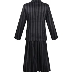 Wednesday Addams Kostymklänning för Flickor | Svart Cosplay Klänning [YDE] Adult L (160-175cm)><noscript><img width=