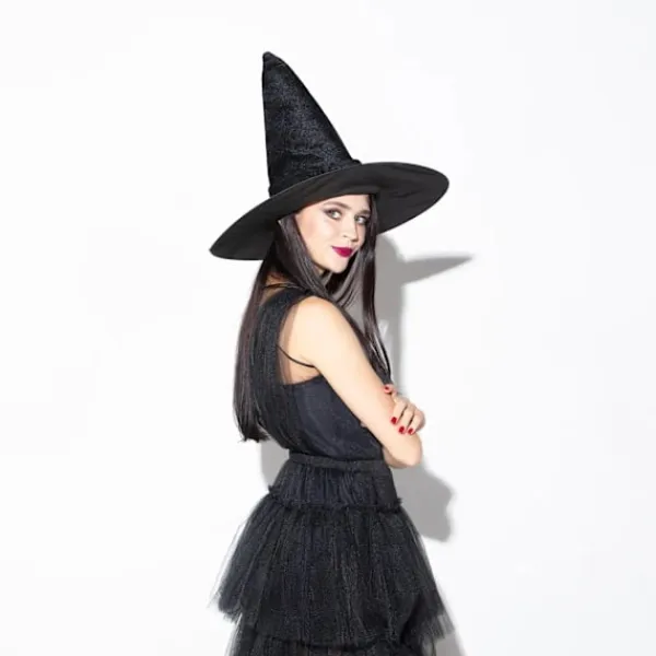 Wednesday Peruk med Flätor - Addams Svart svart> Peruker