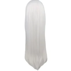 Wekity 80cm Vacker Charmig Cosplay Rak Hår Peruk, Vit> Peruker