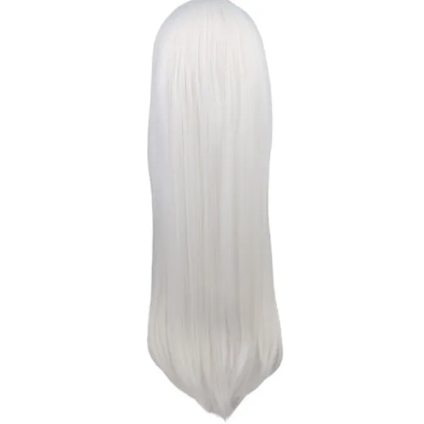 Wekity 80cm Vacker Charmig Cosplay Rak Hår Peruk, Vit> Peruker