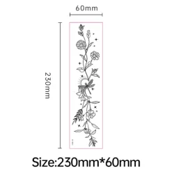 INF Wildflower Temporary Tattoos - 10 Sheets Set> Smink