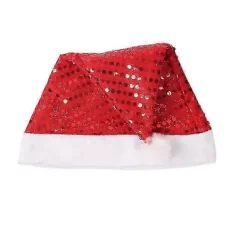 WJTG 3 st Paljettprydda Julhattar, Julhattar, Juldekorationer, JulklapparJ> Huvudbonader