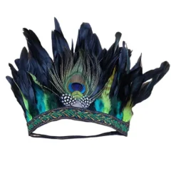 3x Fjäderhuvudstycke Huvudbonad Vuxna Barn Tillbehör><noscript><img width=