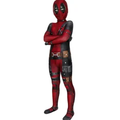 Xbi - Vuxen barn Deadpool 3 Wade cosplay kostym föreställning kostym body> Dräkter