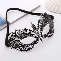 {xj}Halloweenmask i smidesjärn, ihålig diamantmask Ba><noscript><img width=