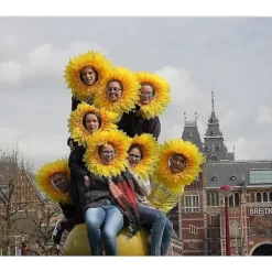 {xjxj}Solroshatt Roliga Performance Rekvisita Hatt Party Festival Spel><noscript><img width=