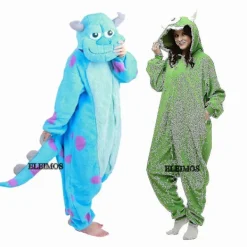 KOOLMEI Xxl Volwassen Kids Kigurumi Nieuwe Aankomst Dier Tecknad Blauwe Hond Rompertjes Pyjamas Kerst Julkostuum L> Dräkter