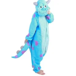 KOOLMEI Xxl Volwassen Kids Kigurumi Nieuwe Aankomst Dier Tecknad Blauwe Hond Rompertjes Pyjamas Kerst Julkostuum L><noscript><img width=