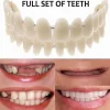 Yougang Boutique Smile Snap On Falska Tänder Övre Nedre Tandfasader Lösproteser Tandskydd Set_Speciella gåvor> Tillbehör