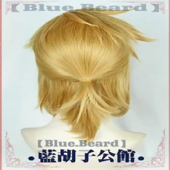 Zelda: Breath Of The Wild Link Cosplay Peruk Kort Gyllene Hästsvans Värmetålig Hårperuk + Peruknät><noscript><img width=