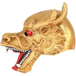 Zodiak Djur Kyckling Häst Hund Gris Tigerhuvud Kanin Mask Latex Kostym Halloween Mask Rekvisita stil 13[CO]><noscript><img width=