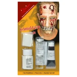 Catcher Zombie-set vita linser latex blod partylinser halloween coola crazy läskiga> Smink